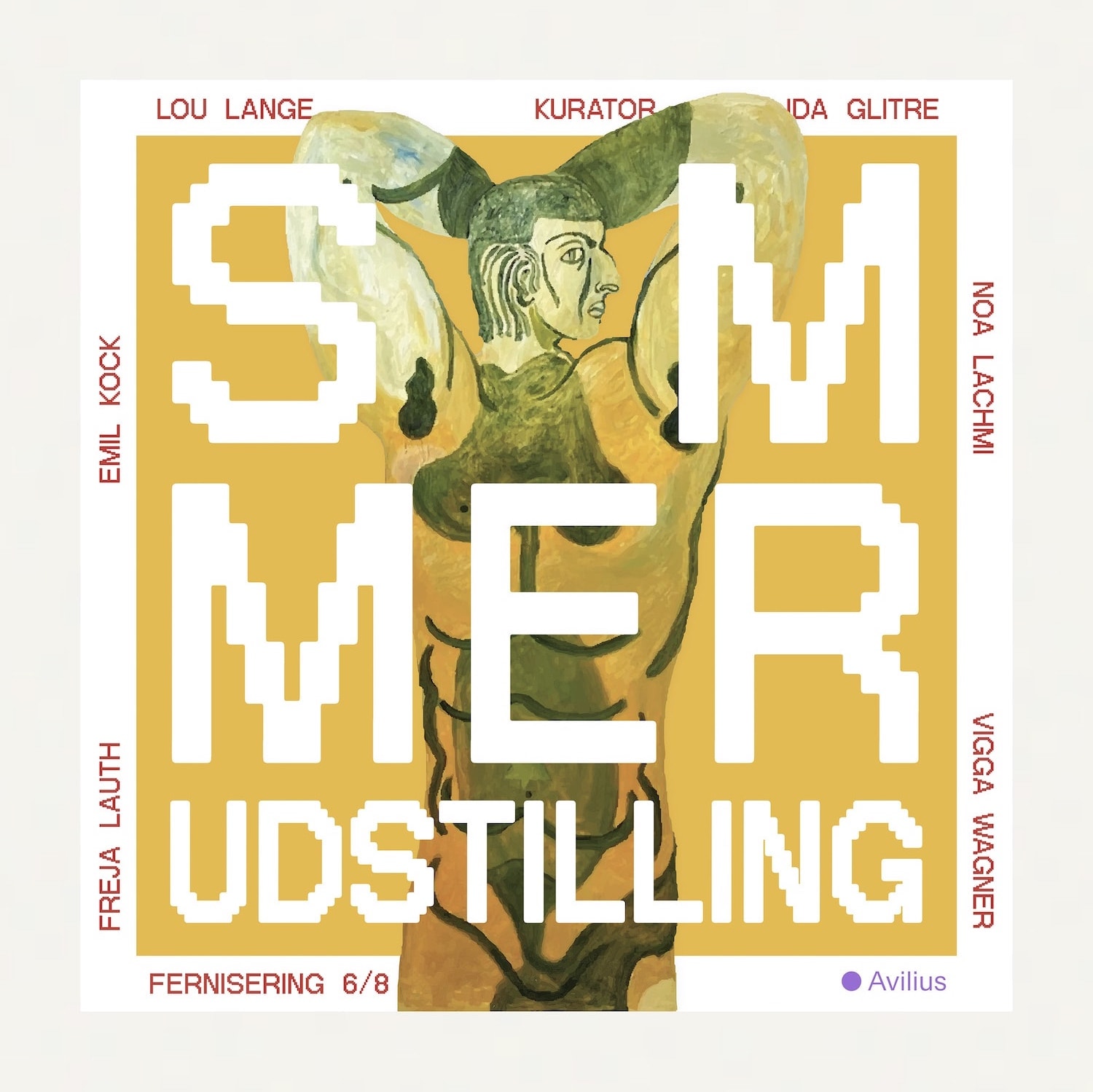 Avilius Sommerudstilling Plakat 2021